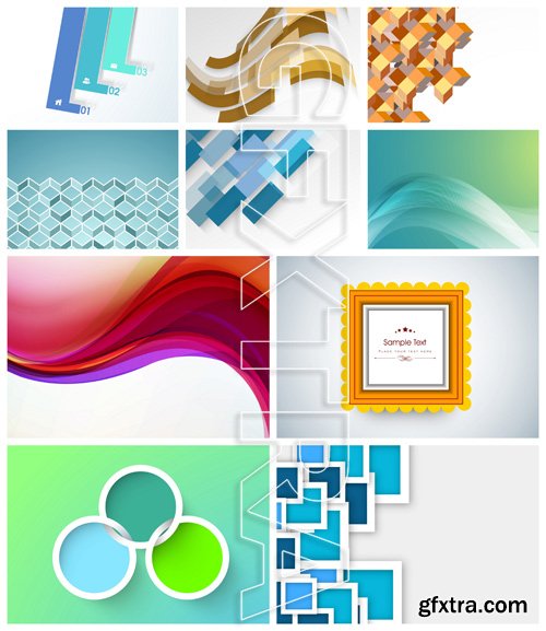 Abstract Backgrounds Vector Pack 13