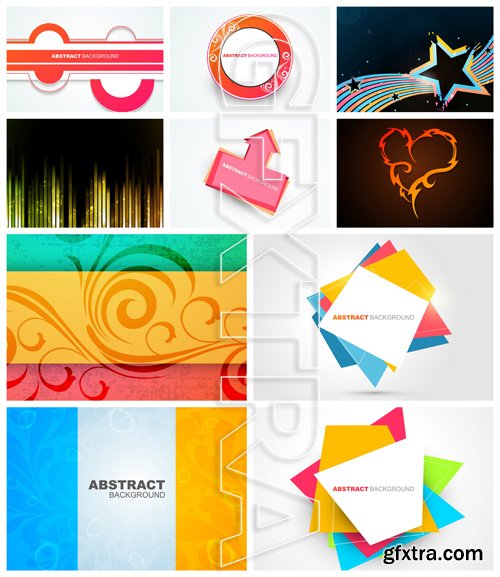 Abstract Backgrounds Vector Pack 16