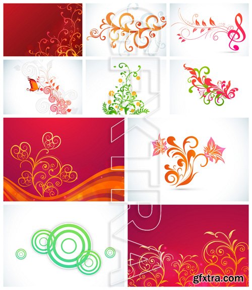 Abstract Backgrounds Vector Pack 27