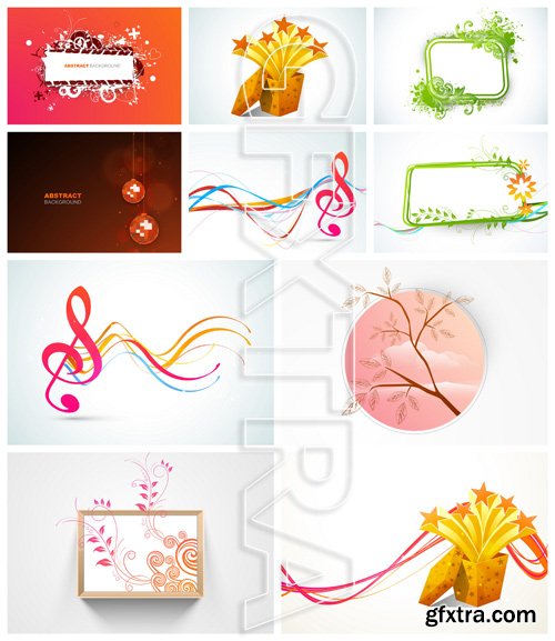 Abstract Backgrounds Vector Pack 29