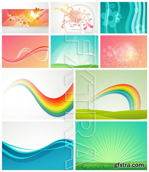 Vector Backgrounds Vector Pack 9