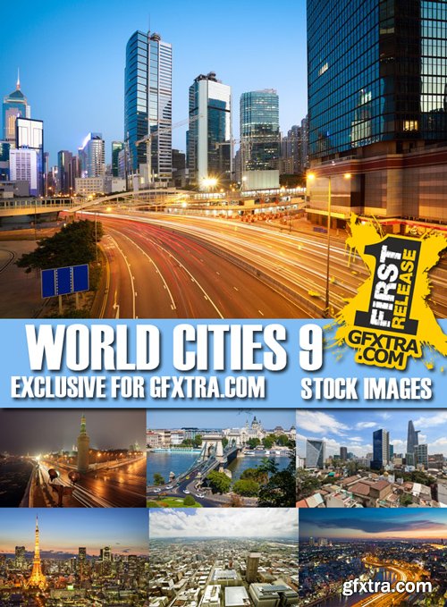 Stock Photos - World Cities 9, 25xJPG