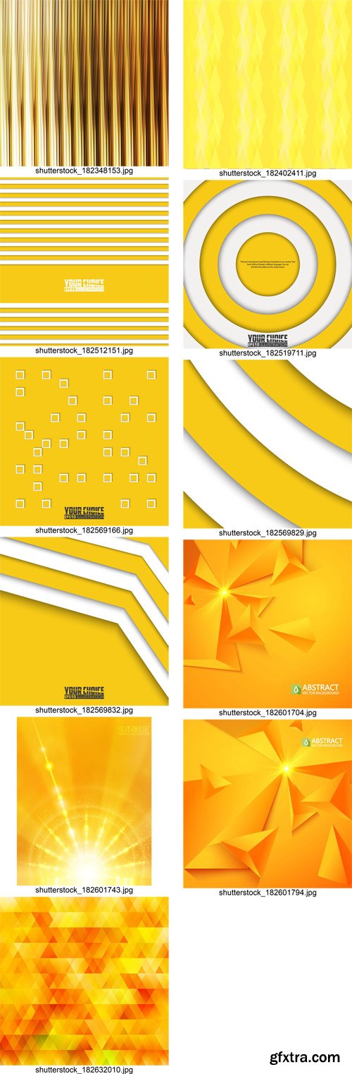 Stock Vectors - Abstract background yellow and orange, 25xEps
