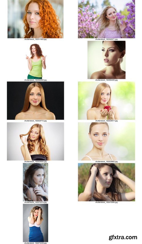 Stock Photos - Beautiful Girls 5, 25xJpg