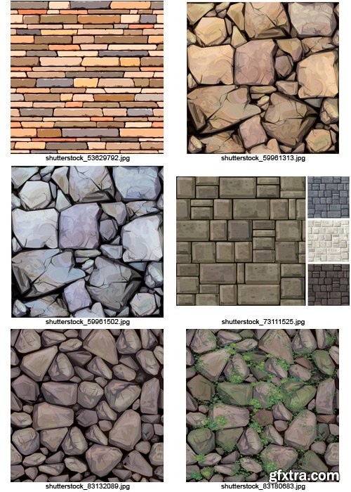 Amazing SS - Stone Textures, 24xEPS