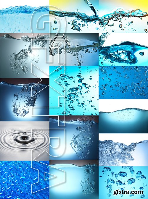 Stock Photos - Water 2, 25xJPG