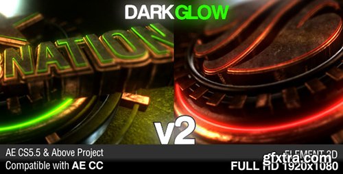 Videohive Dark Glow Logo Reveal v2 7048219