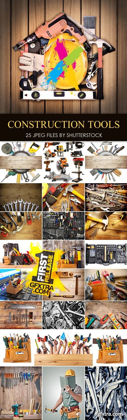 Stock Photo - Construction & Carpentry Tools