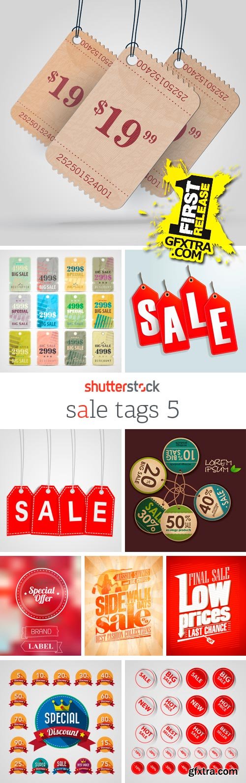 Amazing SS - Sale Tags 5, 25xEPS