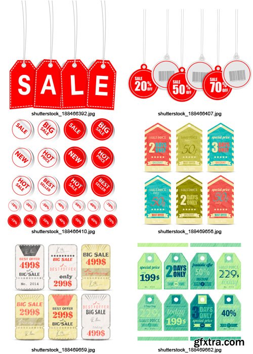 Amazing SS - Sale Tags 5, 25xEPS