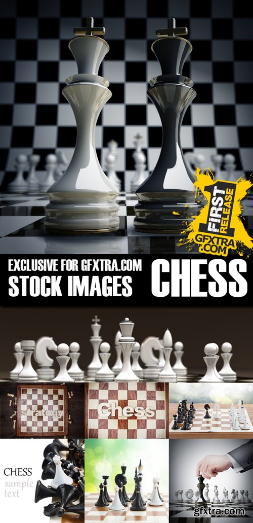 Stock Photos - Chess, 25xJPG