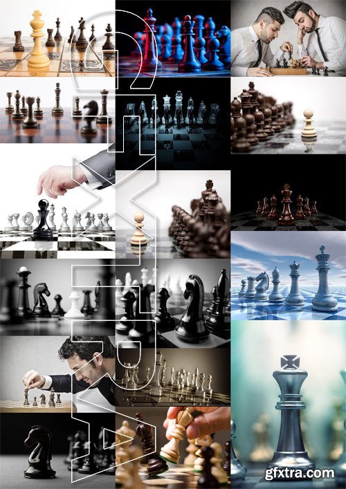 Stock Photos - Chess, 25xJPG