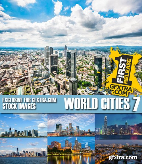 Stock Photos - World Cities 7, 25xJpg