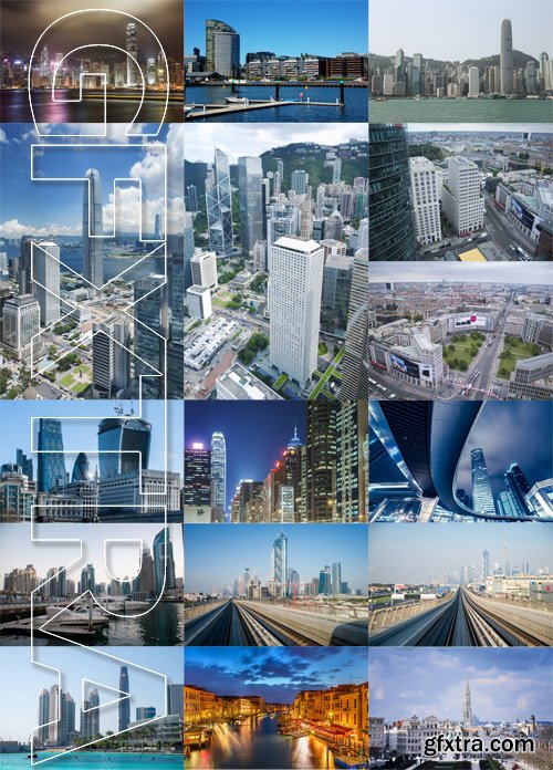 Stock Photos - World Cities 7, 25xJpg