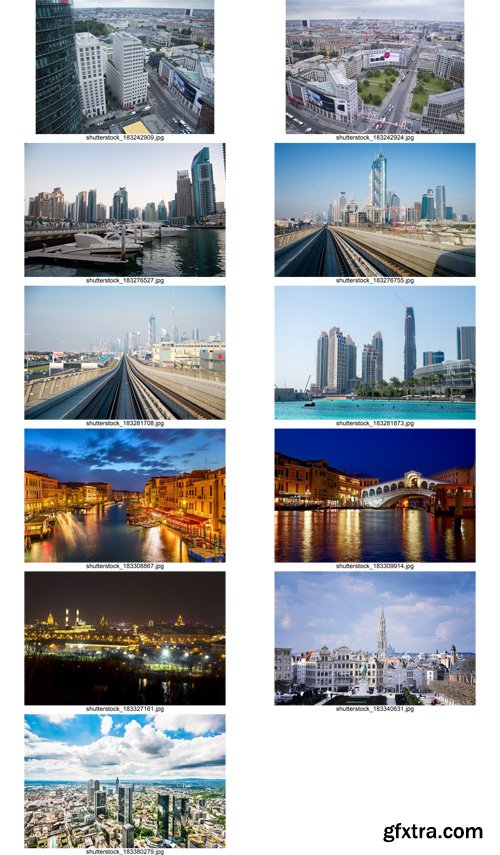 Stock Photos - World Cities 7, 25xJpg