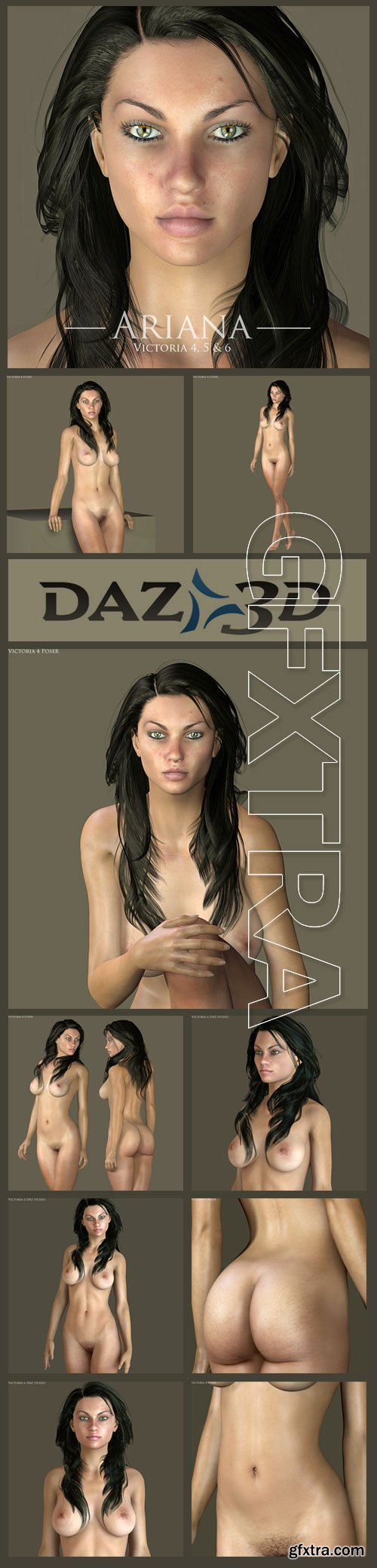 DAZ3D - Ariana for V4, V5 & V6