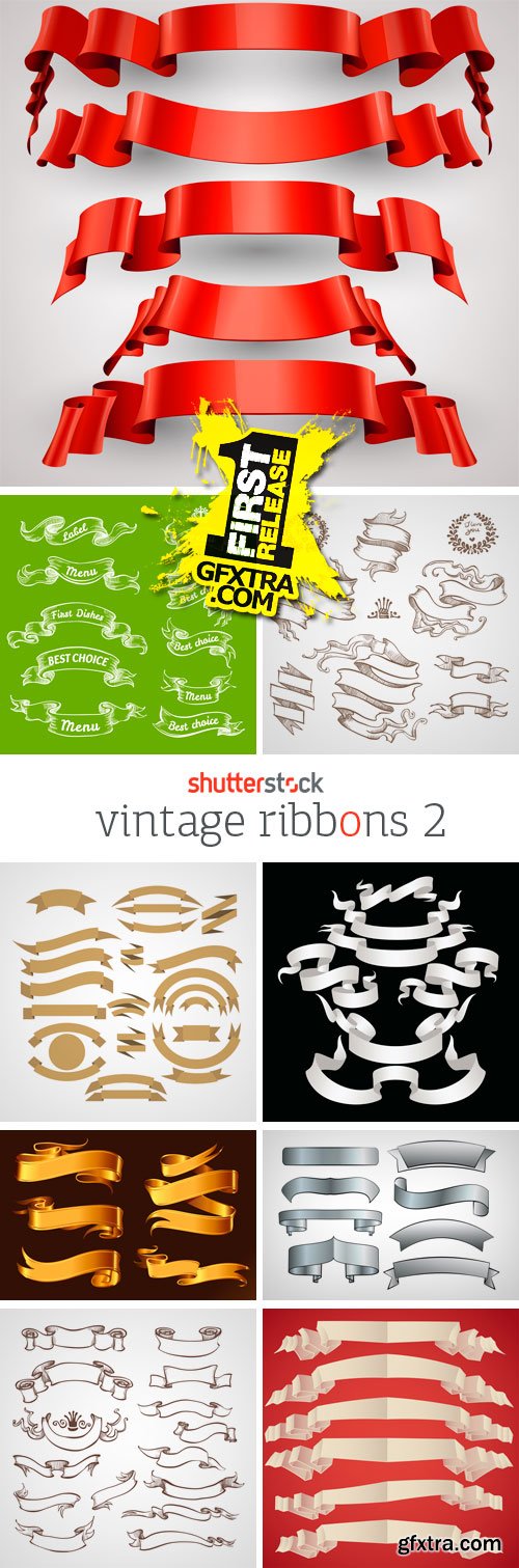 Amazing SS - Vintage Ribbons 2, 25xEPS