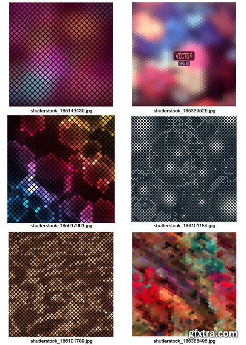 Amazing SS - Mosaic Backgrounds 6, 25xEPS