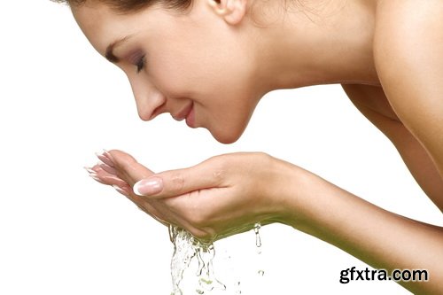 Amazing SS - Beautiful woman washing her face 23xJPG