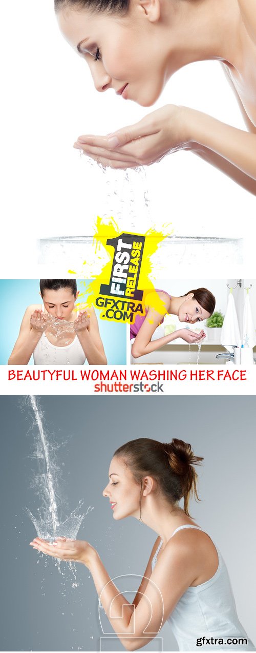 Amazing SS - Beautiful woman washing her face 23xJPG