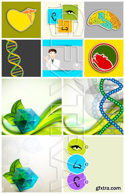 Medical Vector Elements Pack 10