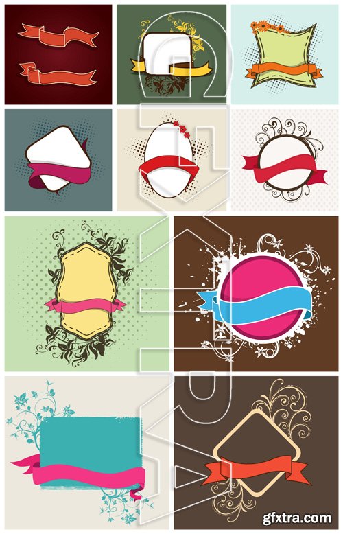 Ribbon Vector Pack 10