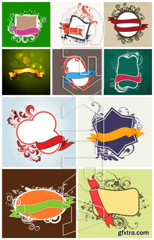 Ribbon Vector Pack 9