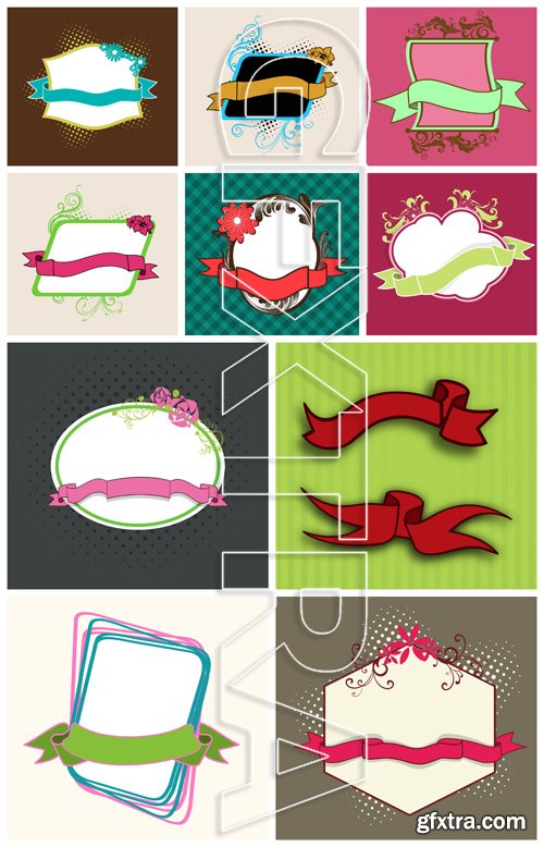 Ribbon Vector Pack 8