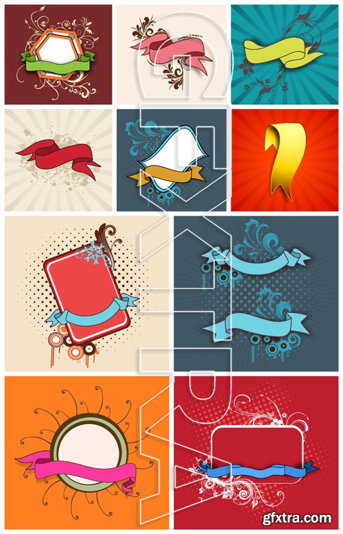 Ribbon Vector Pack 6