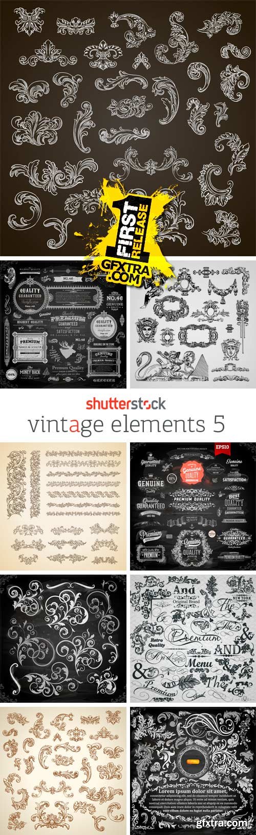 Amazing SS - Vintage Elements 5, 25xEPS