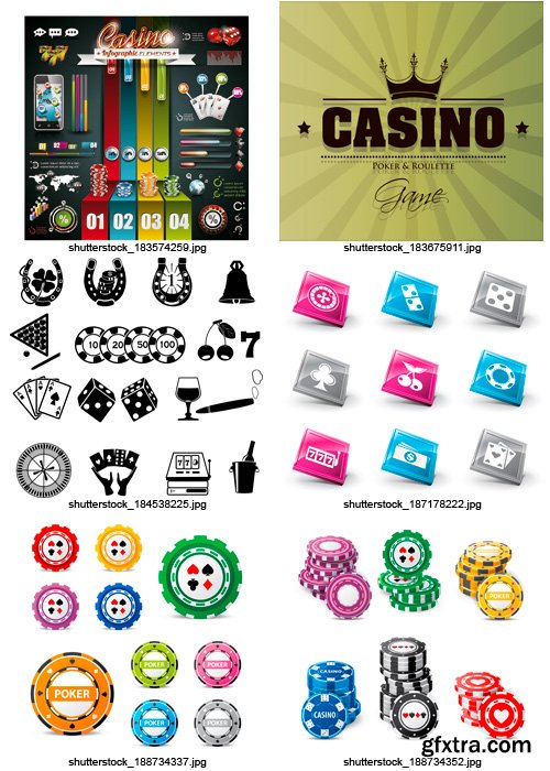 Amazing SS - Casino & Playing Cards 3, 25xEPS