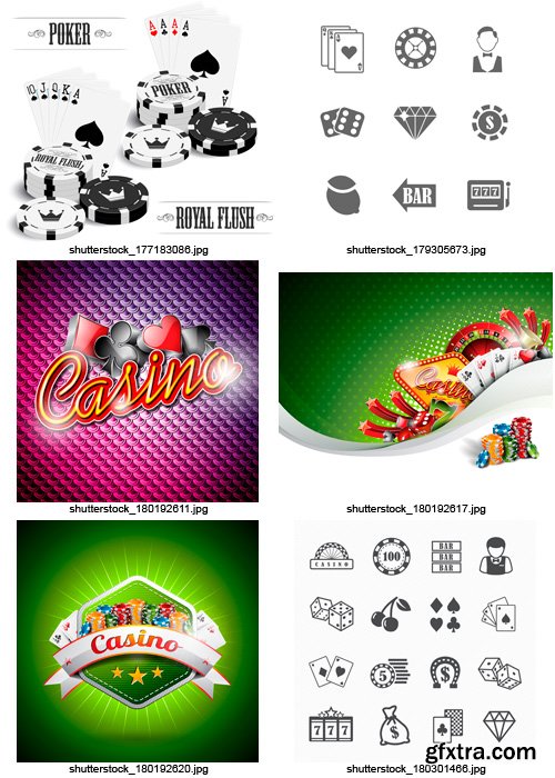 Amazing SS - Casino & Playing Cards 3, 25xEPS