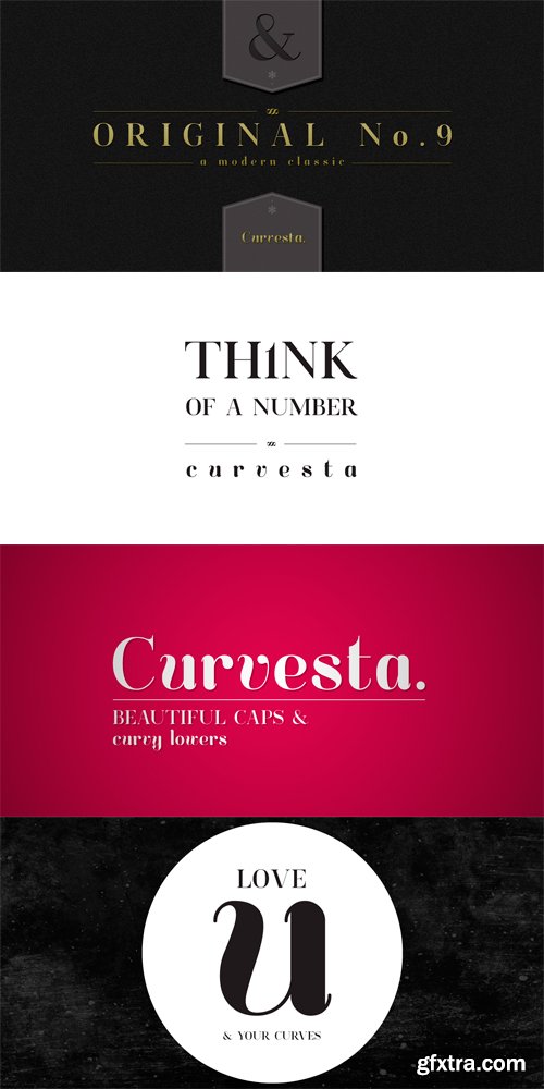 Curvesta Font for $28