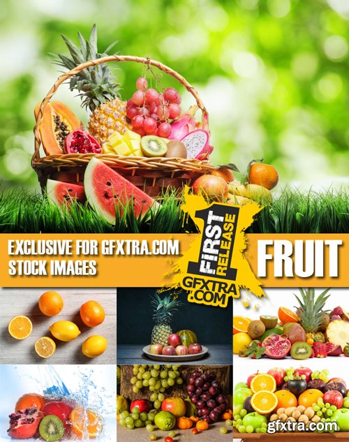 Stock Photos - Fruit, 25xJPG