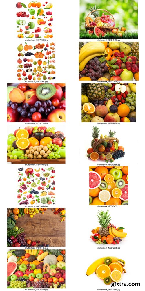 Stock Photos - Fruit, 25xJPG