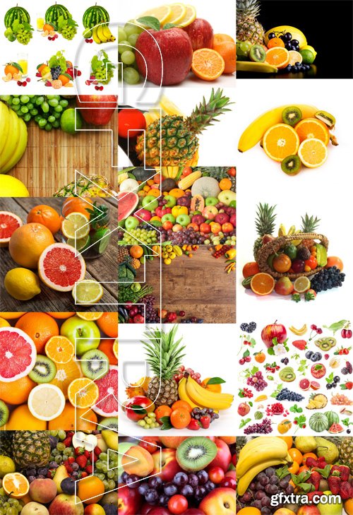 Stock Photos - Fruit, 25xJPG