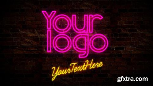 Neon Logo Reveal - After Effect Template