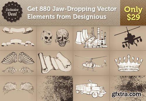 880 Jaw-Dropping Vector Elements