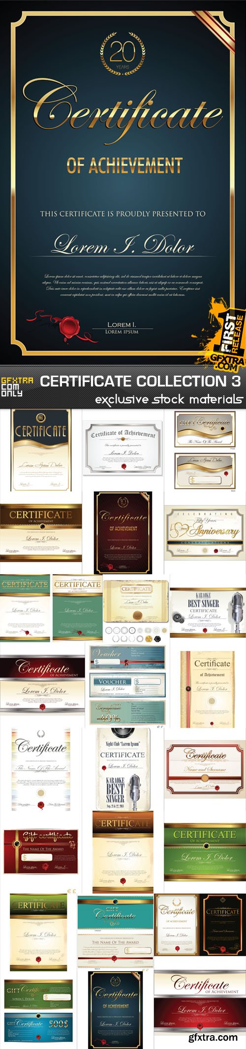 Certificate Collection 3, 25xEPS