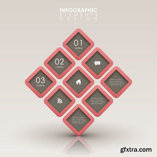 Collection of infographics vol.108, 25xEPS