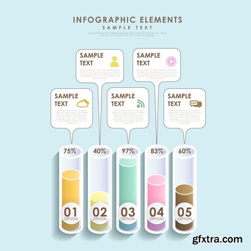 Collection of infographics vol.108, 25xEPS