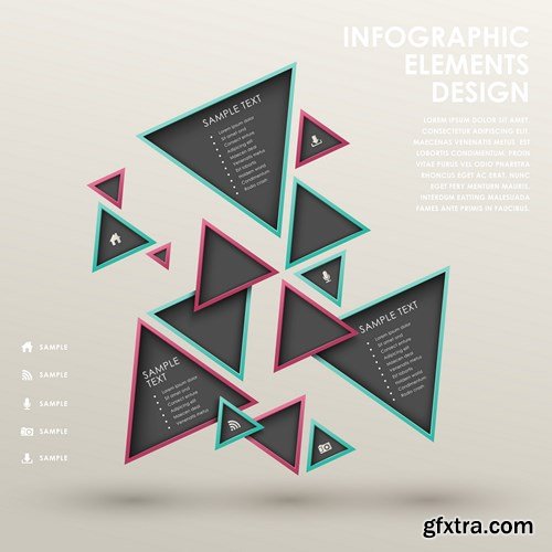 Collection of infographics vol.108, 25xEPS