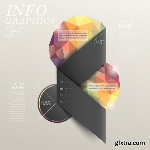 Collection of infographics vol.108, 25xEPS