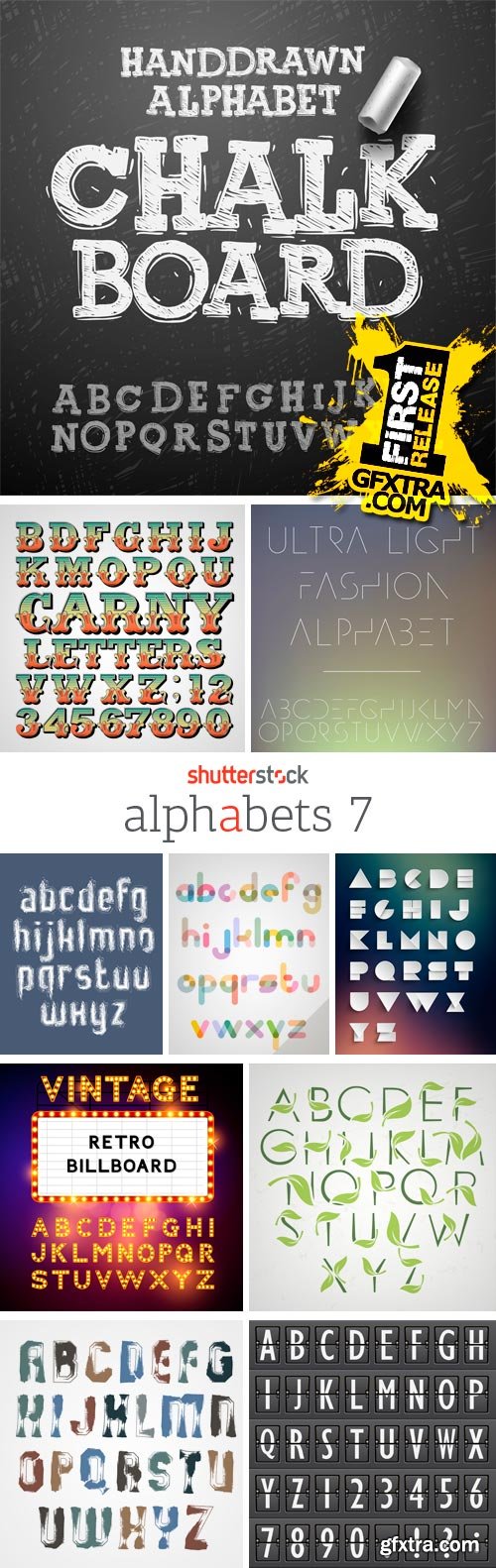 Amazing SS - Alphabets 7, 25xEPS