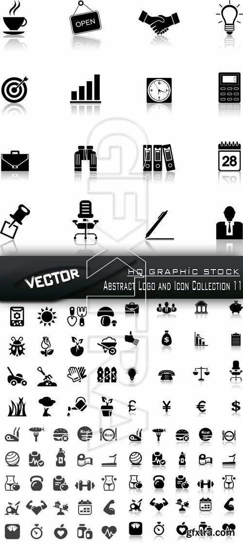 Stock Vector - Abstract Logo and Icon Collection 11