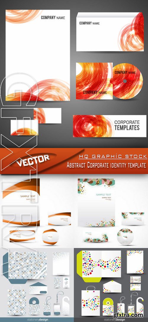 Stock Vector - Abstract Corporate identity template