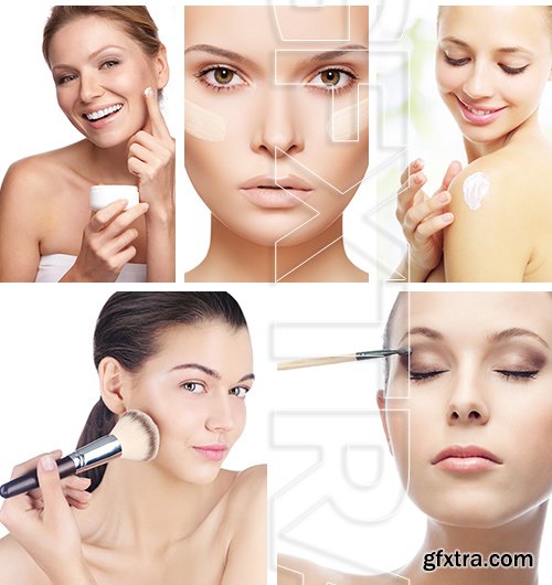 Amazing SS - Woman applying cosmetic, 25xJPG