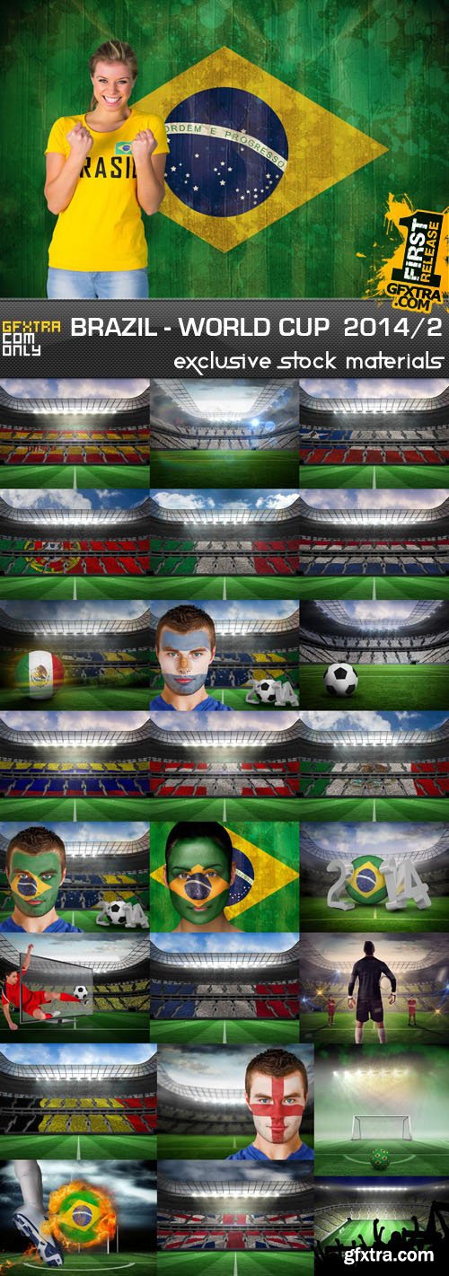 Brazil - FIFA World Cup 2014 vol.2, 25xUHQ JPEG