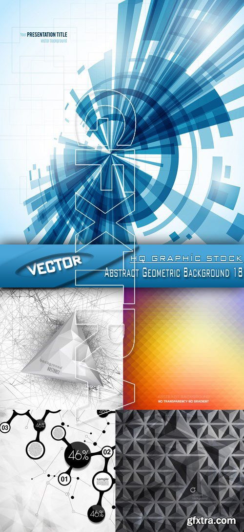 Stock Vector - Abstract Geometric Background 18