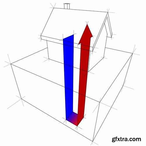 Modern Home Infographics - 25x EPS